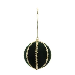 RETIF Deco De Sapin Lot De 4 Boules De Noel O8Cm Rouge Habit Du Pere Noel Fashion