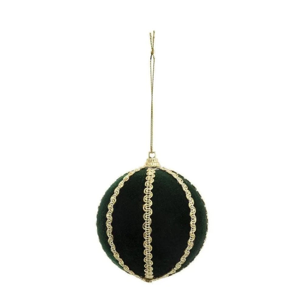 RETIF Deco De Sapin Lot De 4 Boules De Noel O8Cm Rouge Habit Du Pere Noel Fashion