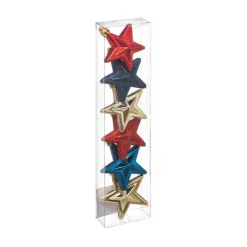 RETIF Deco De Sapin Lot De 6 Etoiles O6Cm Multicolore Store