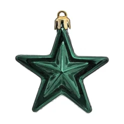 RETIF Deco De Sapin Lot De 6 Etoiles O6Cm Vert Rouge Et Or Flash Sale