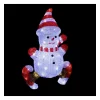 RETIF Deco Lumineuse Bonhomme De Neige En Patin 60 Led Blanc Froid H50Cm Sale