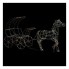 RETIF Deco Lumineuse Caleche Et Cheval En 3D 1000 Led Blanc Chaud 8 Jeux De Lumiere Discount