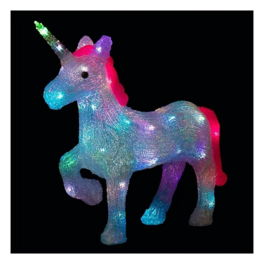 RETIF Deco Lumineuse Licorne 40 Led A Variation De Couleurs H40Cm Clearance