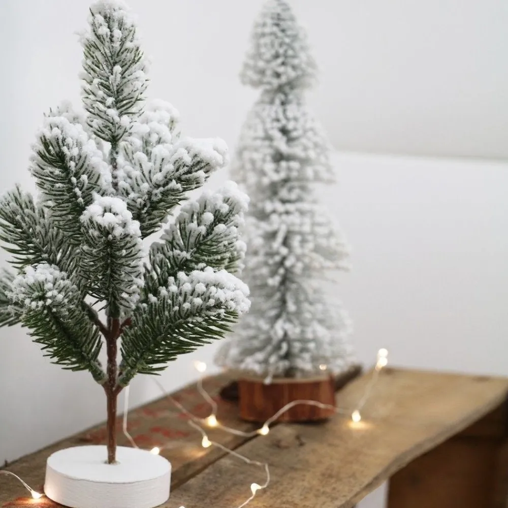 RETIF Decoration De Noel - 4 Sapins Artificiels De Table Enneiges, H.30Cm New