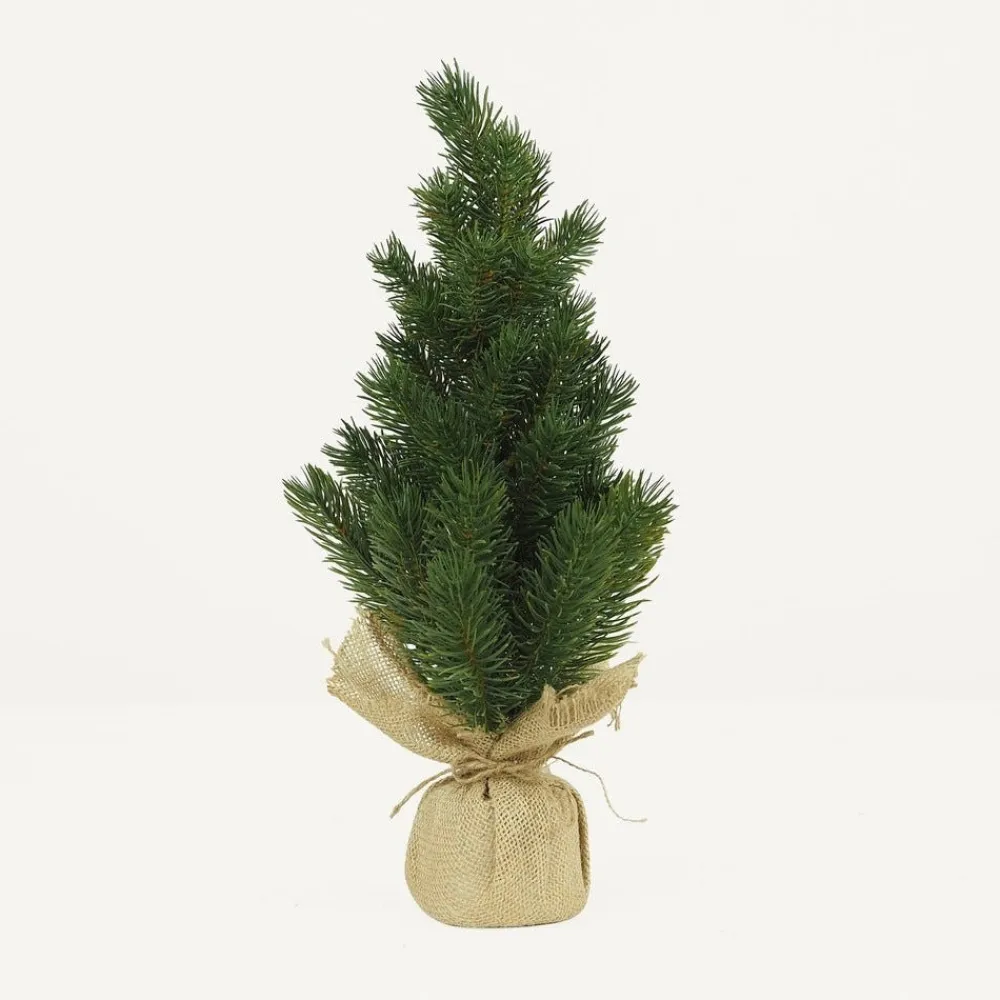 RETIF Decoration De Noel - 2 Sapins Artificiels De Table, Pot Jute, H.40Cm Clearance
