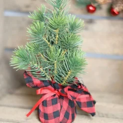 RETIF Decoration De Noel - 4 Sapins Artificiels De Table, H.25Cm Online