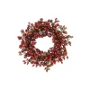 RETIF Decoration De Noel - Couronne Artificielle A Suspendre, D.35Cm, Rouge Shop