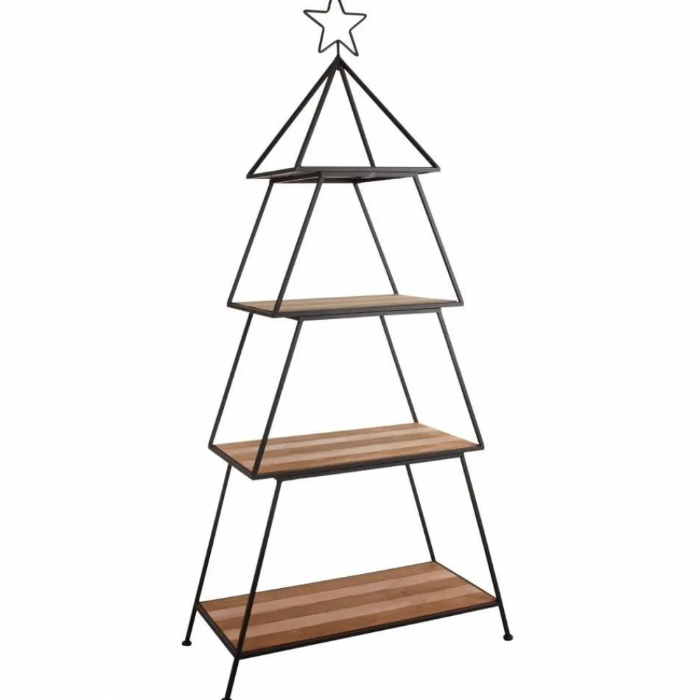 RETIF Etagere - Sapin - En Metal Et Bois 99X45X205 Sale