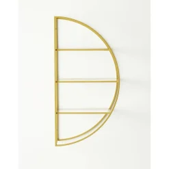 RETIF Etagere Demi Lune Droite Ou Gauche Cremagold L 45 X P 20 X H 90 Cm Fashion