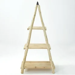RETIF Etagere Echelle En Bois Naturel 3 Etageres L 103 X P 45 X H 166 Cm Discount