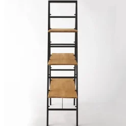 RETIF Etagere Echelle Metal Noir 3 Tablettes Bois L120 X P40 X H160Cm Online
