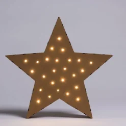 RETIF Etoile En Carton Lumineuse 25 Leds L 41 X H 39 Cm Flash Sale