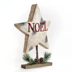 RETIF Etoile Texte Noel A Poser L 38 X P 7 X H 50 Cm Sale