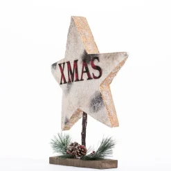 RETIF Etoile Texte Xmas A Poser L 38 X P 7 X H 50 Cm Store