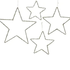 RETIF Etoiles Champagne Pailletees O40+30+25+20Cm - Par 4 Flash Sale