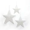 RETIF Etoiles En Ouate Pailletees Et Enneigees 30X32+ 40X43+ 50X54 Cm - Par 3 Best