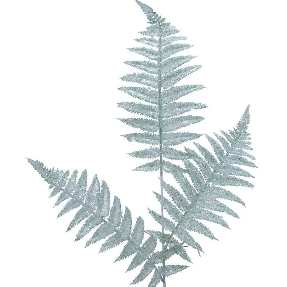 RETIF Feuille De Fougere Verte Givree L 80 Cm Shop