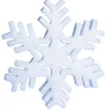 RETIF Flocon Blanc Ouate Avec Glitter 30 Cm Flash Sale