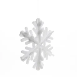 RETIF Flocon En Ouate Blanc Glitter L 35 X P 9 X H 40 Cm Cheap