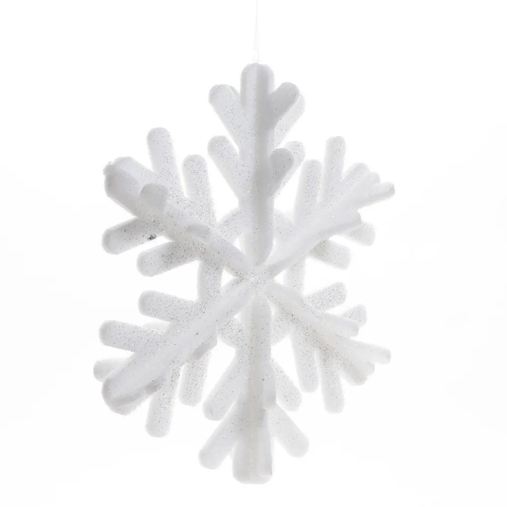 RETIF Flocon En Ouate Blanc Glitter L 45 X P 11,5 X H 50 Cm Online