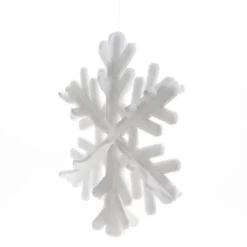 RETIF Flocon En Ouate Blanc Glitter L 45 X P 11,5 X H 50 Cm Online