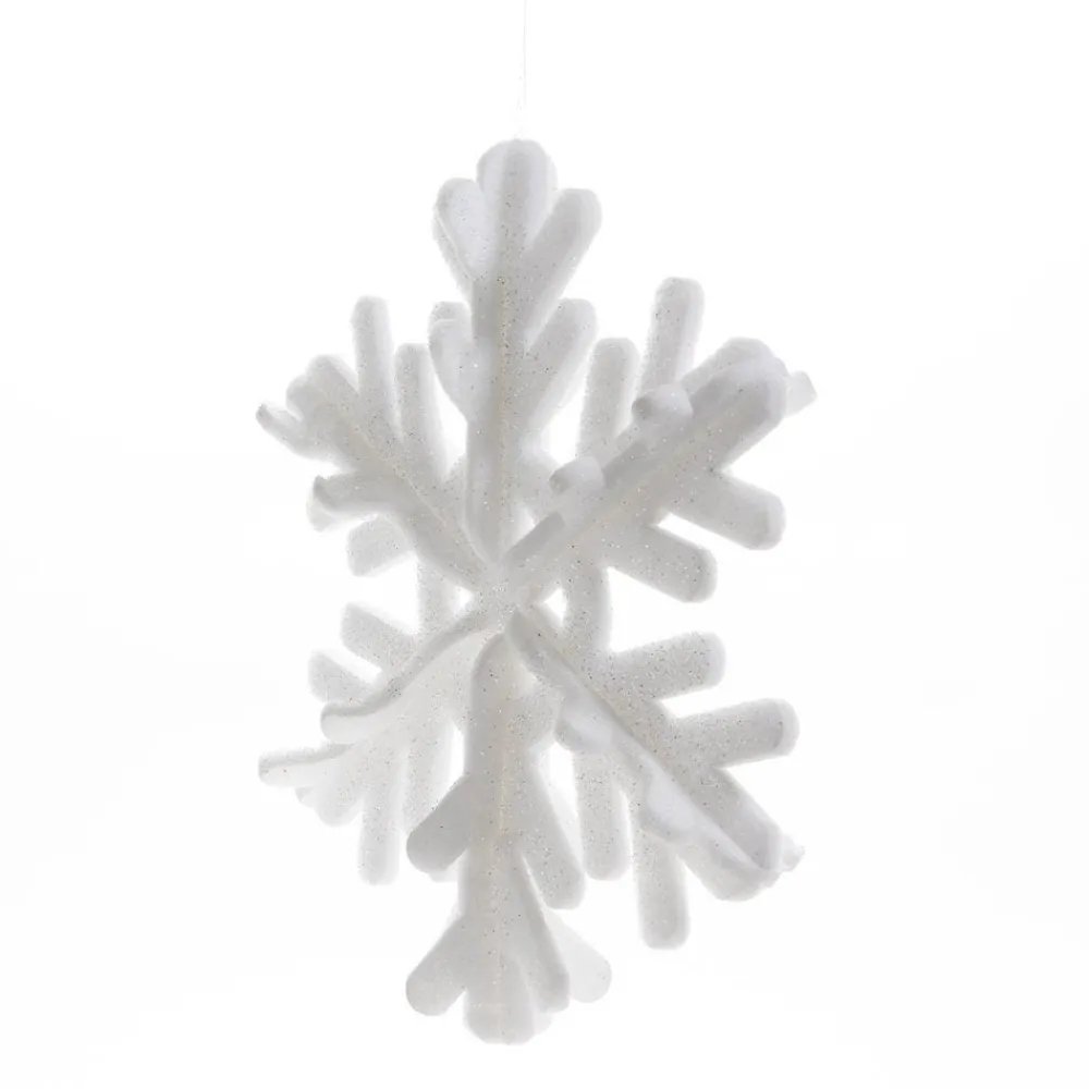 RETIF Flocon En Ouate Blanc Glitter L 45 X P 11,5 X H 50 Cm Online