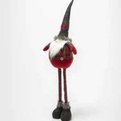 RETIF Gnome Boule En Tissu Rouge Et Gris H 88 Cm Store