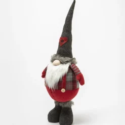 RETIF Gnome Boule En Tissu Rouge Et Gris H 62 Cm Store