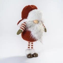 RETIF Gnome De Noel Avec Chapka H 42 Cm Clearance