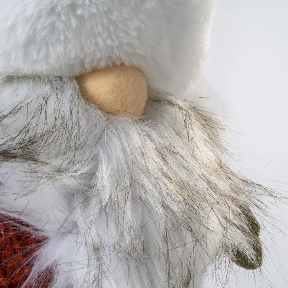 RETIF Gnome De Noel Avec Chapka H 42 Cm Clearance