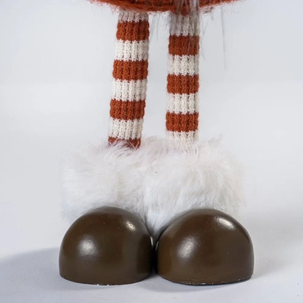 RETIF Gnome De Noel Avec Chapka H 42 Cm Clearance