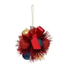 RETIF Grappe De 11 Boules De Noel A Suspendre Deco Ruban Rouge Discount