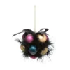 RETIF Grappe De 11 Boules De Noel A Suspendre Deco Plumes Noires Outlet