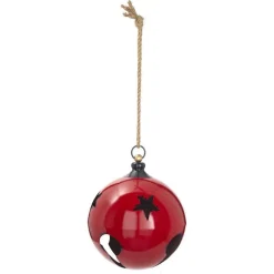 RETIF Grelot En Metal Rouge O 34,3 X H 40,6 Cm Cheap