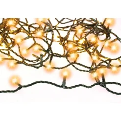 RETIF Guirlande 192 Led Super Brillante Blanc Chaud 16M - Cable Vert Clearance
