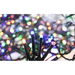 RETIF Guirlande 192 Led Super Brillante Multicolore 16M - Cable Vert Hot
