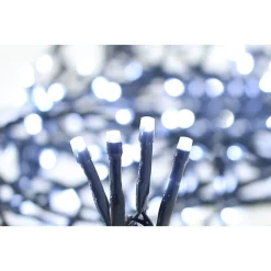 RETIF Guirlande 192 Leds Super Brillante Blanc Pur 16M - Cable Vert Fashion
