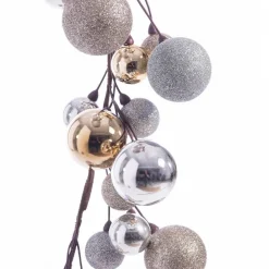 RETIF Guirlande Argent Et Or De 108 Boules O 4 Et 6 Cm Assortis L 250 Cm Hot