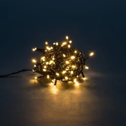 RETIF Guirlande Avec Enceinte 96 Leds Blanc Chaud L 8 M Cheap
