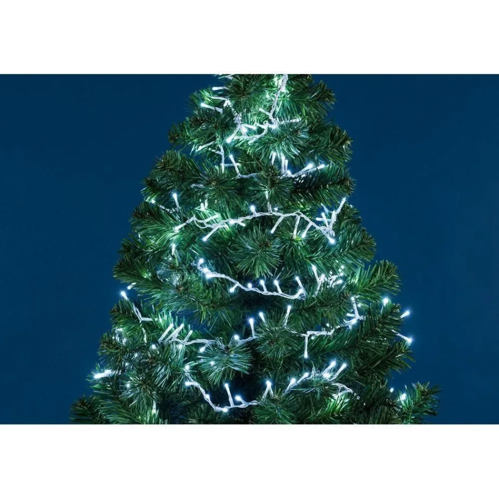 RETIF Guirlande Compact 750 Leds Blanc Froid Cable Blanc Store