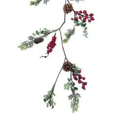 RETIF Guirlande De Baies De Feuilles Et Pommes De Pin L 125 Cm Store