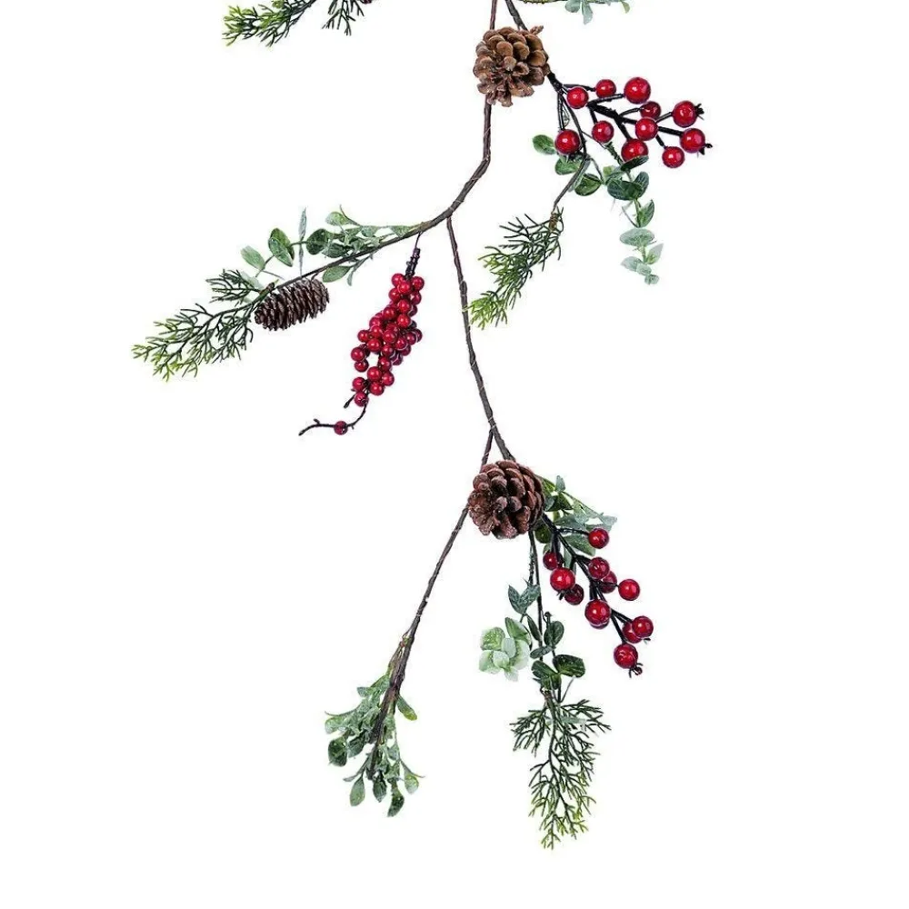 RETIF Guirlande De Baies De Feuilles Et Pommes De Pin L 125 Cm Store