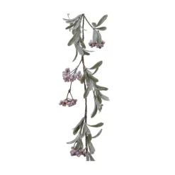 RETIF Guirlande De Baies Roses Givrees L 110 Cm New