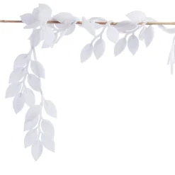 RETIF Guirlande De Feuilles Ouate Blanc Glitter L.165 Cm Shop