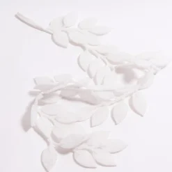 RETIF Guirlande De Feuilles Ouate Blanc Glitter L.165 Cm Shop
