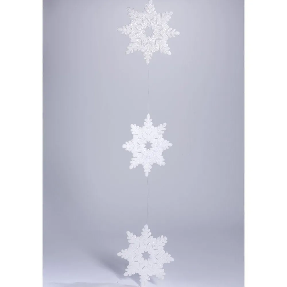 RETIF Guirlande De Flocons Blancs Glitter 190Cm Clearance
