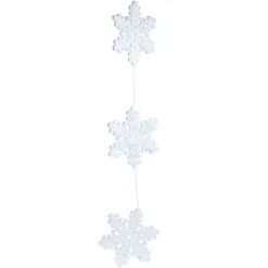 RETIF Guirlande De Flocons Blancs Glitter 200Cm Sale