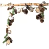 RETIF Guirlande De Pommes De Pin De Rondins Et Branche Sapin Enneigee L 165 Cm Flash Sale