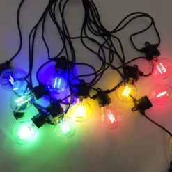 RETIF Guirlande Electrique Solaire 10 Led Multicolore 8,10 Metres Connectable Shop