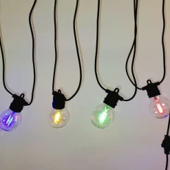 RETIF Guirlande Electrique Solaire 10 Led Multicolore 8,10 Metres Connectable Shop